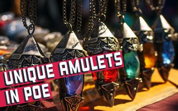 list of unique amulets poe.